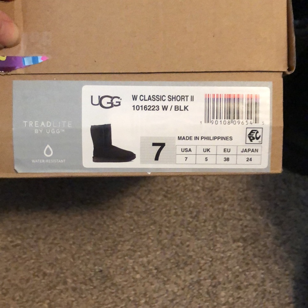 Ugg w classic short II black - Picture 4 of 5